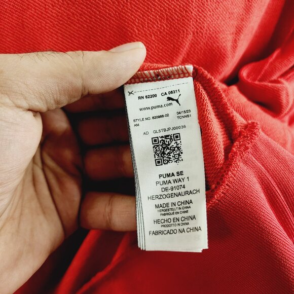 Puma Scuderia Ferrari Race T7 Track Jacket Red Black 620988-02 Size XXL Men's - Picture 10 of 14